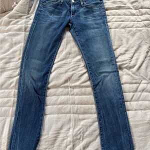Citizens Of Humanity Blue Skinny Jeans with Tapered Fit
